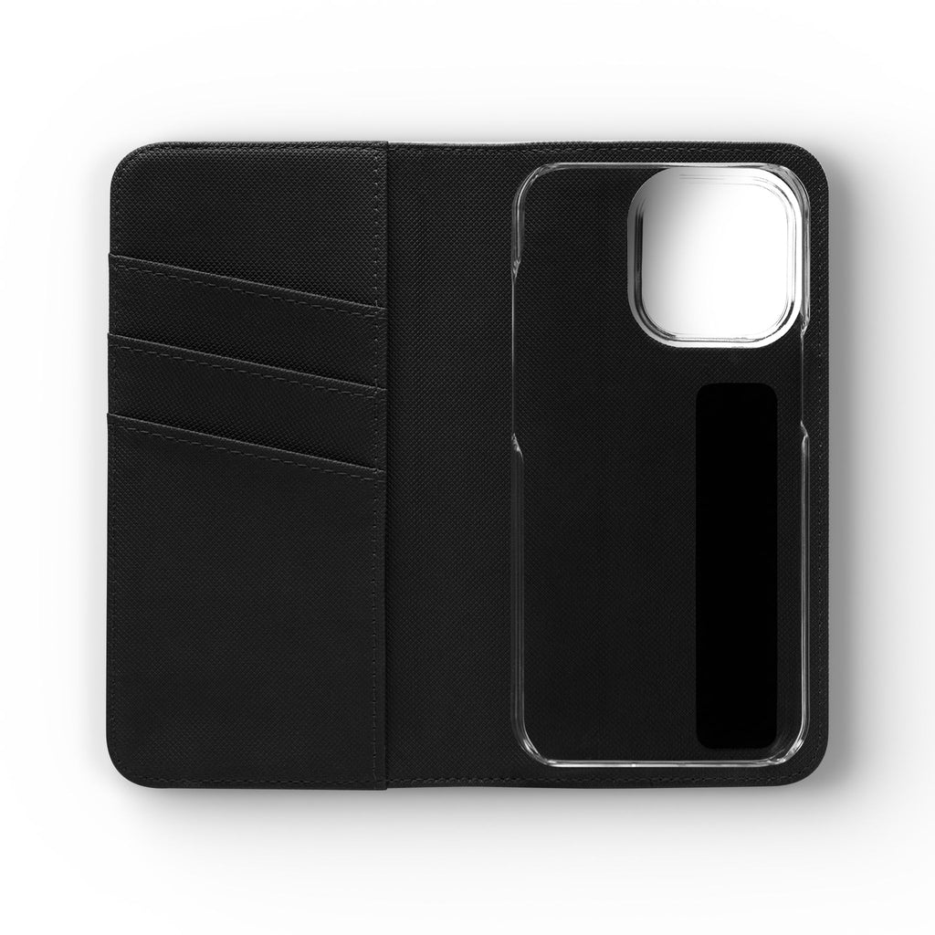 Lovely water Flip Phone Case — Nature Wallet Cover with Card Slots
