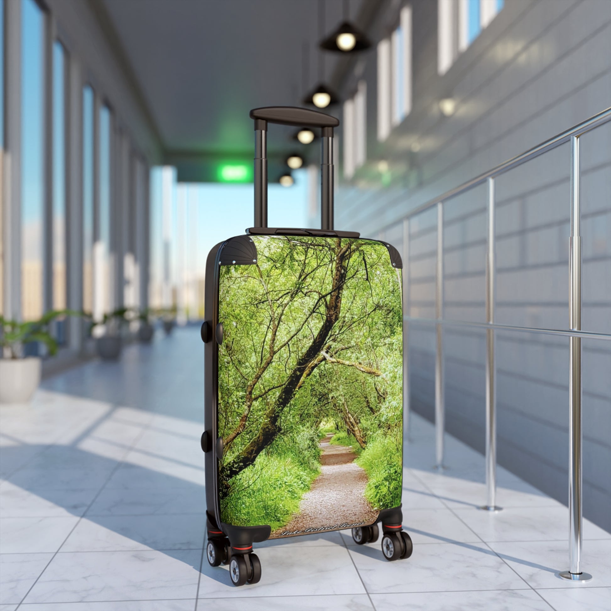 Nature-Inspired Suitcase, Travel Bag, Luggage, Vacation Gear, Adventure Travel Essentials, Eco-Friendly Travel