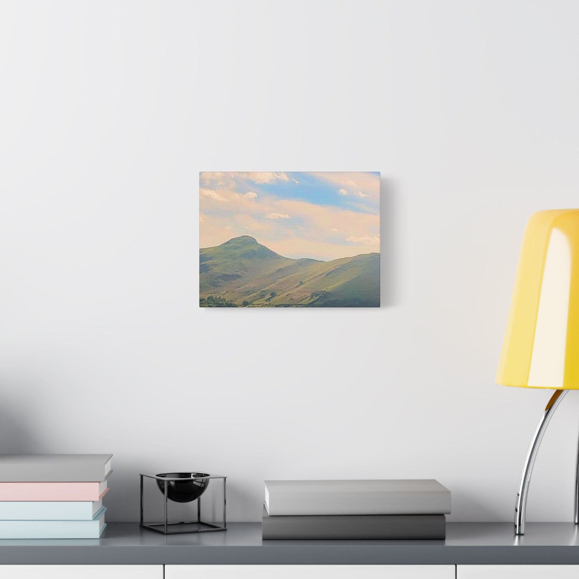 Canvas Print - Lake Mountain Sunset