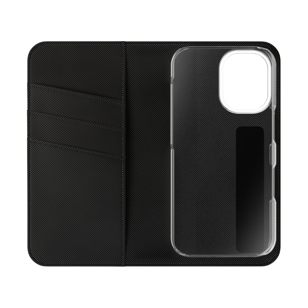 Lovely water Flip Phone Case — Nature Wallet Cover with Card Slots