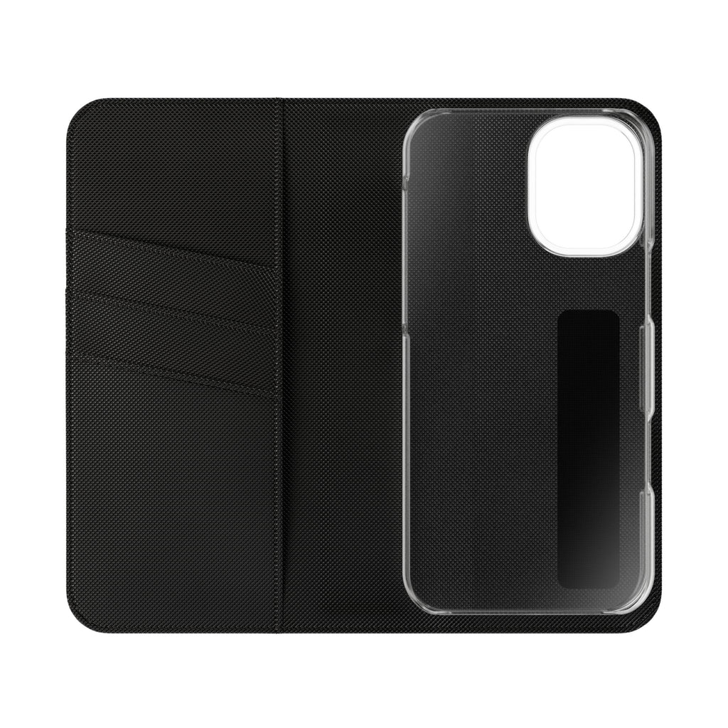 Lovely water Flip Phone Case — Nature Wallet Cover with Card Slots