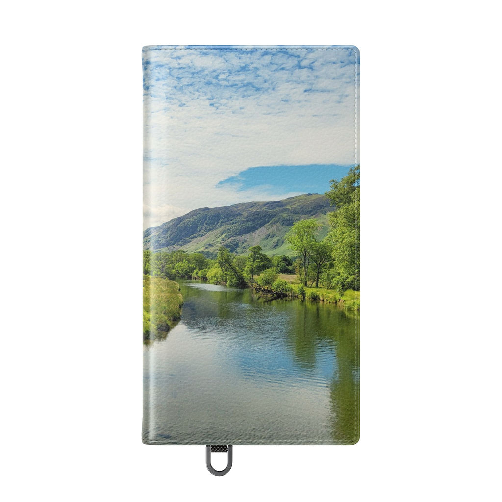Lovely water Flip Phone Case — Nature Wallet Cover with Card Slots