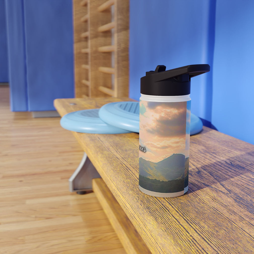 Nature-Inspired Stainless Steel Water Bottle - Outdoor Adventure Hydration, Eco-Friendly Gift for Hikers, Travel and Camping Essentials