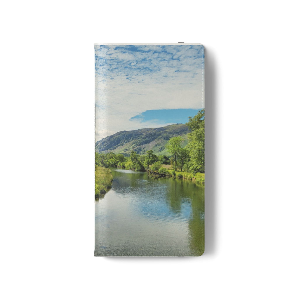 Lovely water Flip Phone Case — Nature Wallet Cover with Card Slots