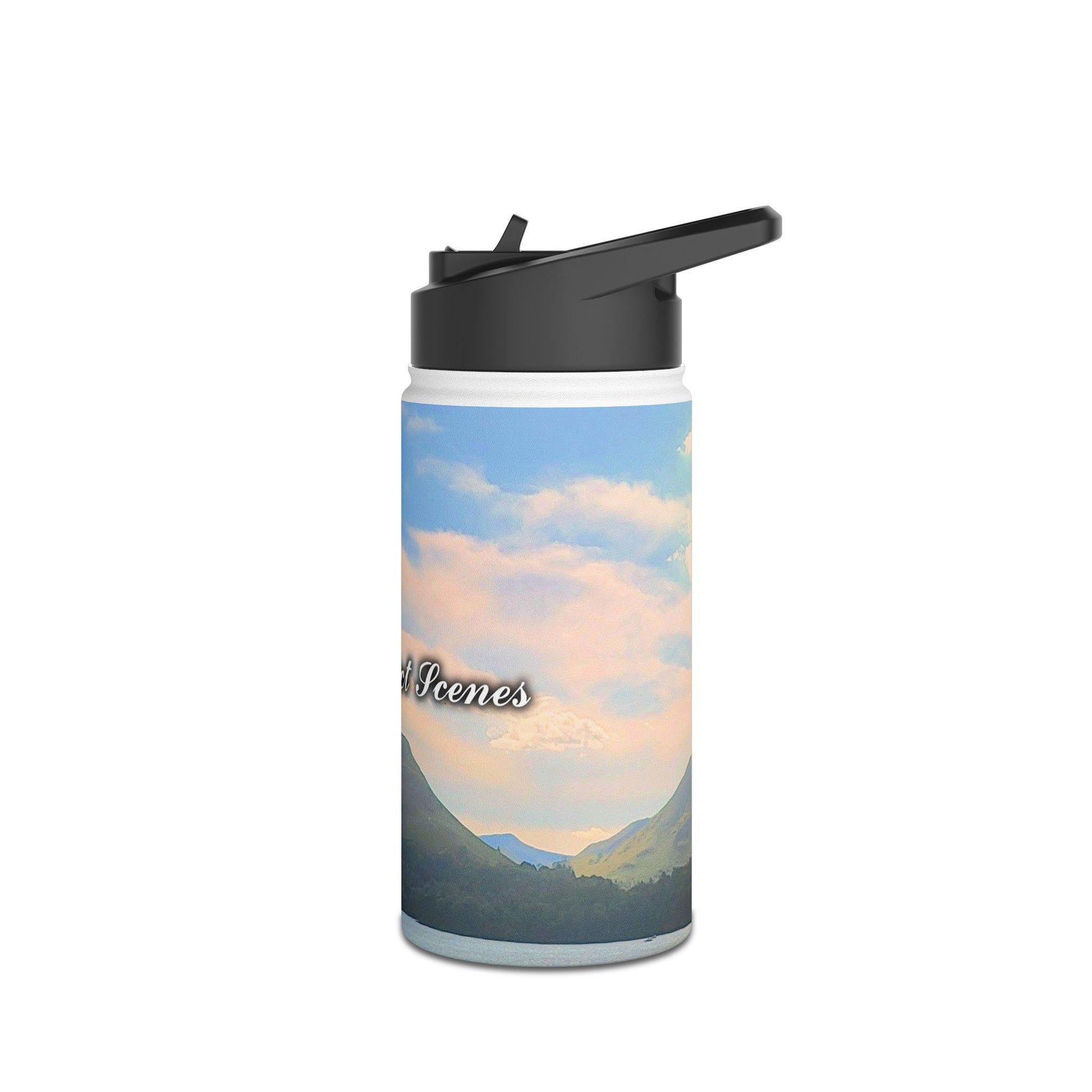 Nature-Inspired Stainless Steel Water Bottle - Outdoor Adventure Hydration, Eco-Friendly Gift for Hikers, Travel and Camping Essentials