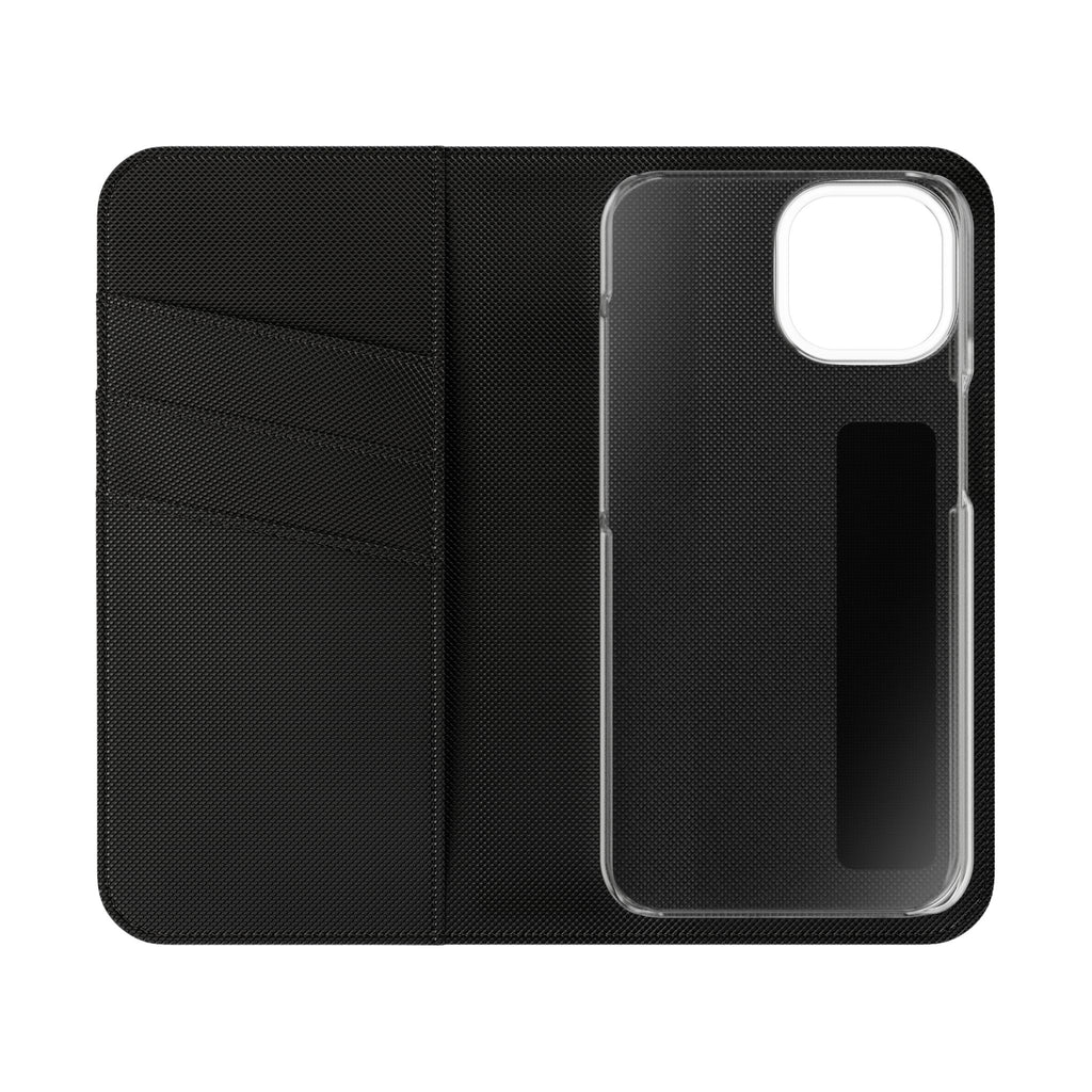 Lovely water Flip Phone Case — Nature Wallet Cover with Card Slots