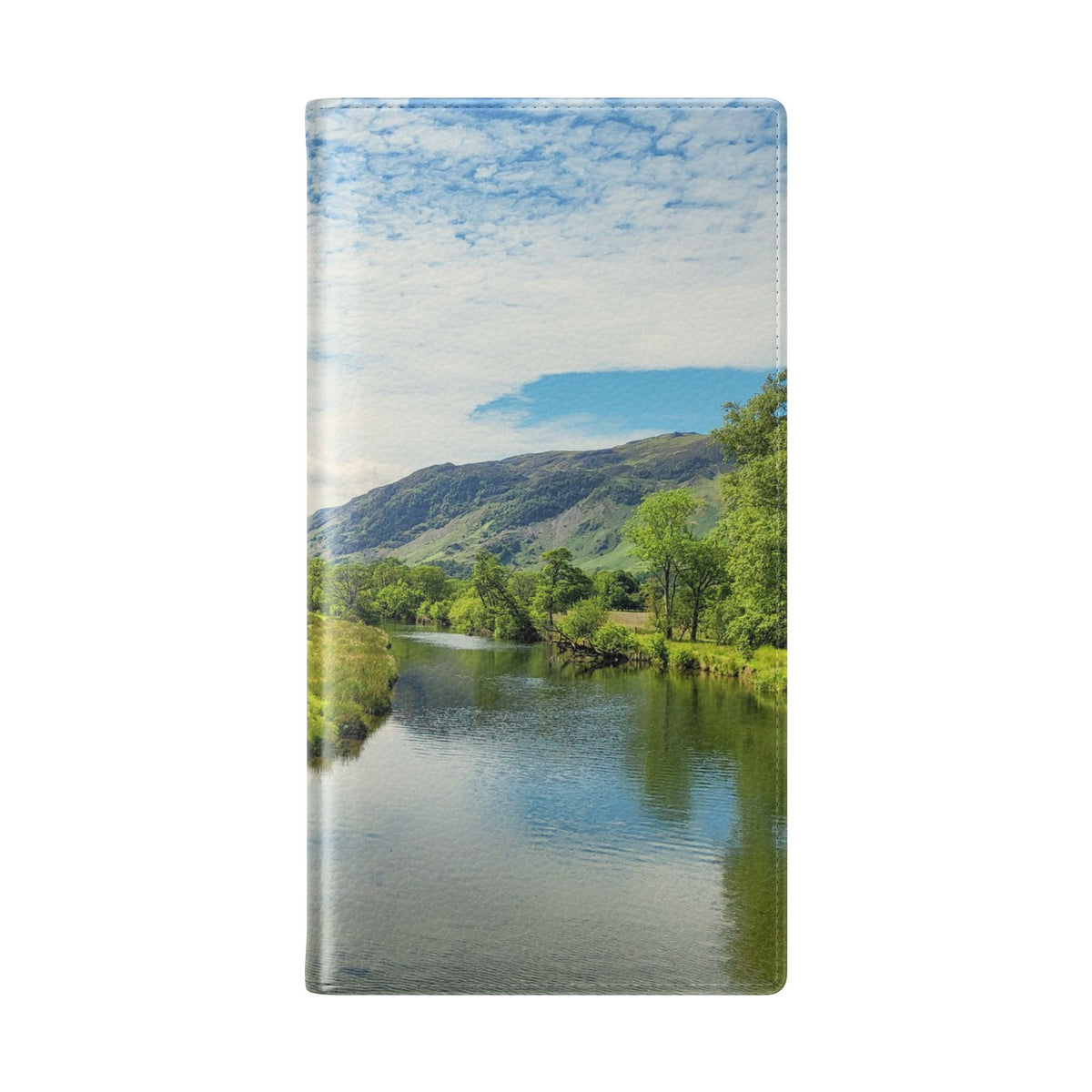 Lovely water Flip Phone Case — Nature Wallet Cover with Card Slots