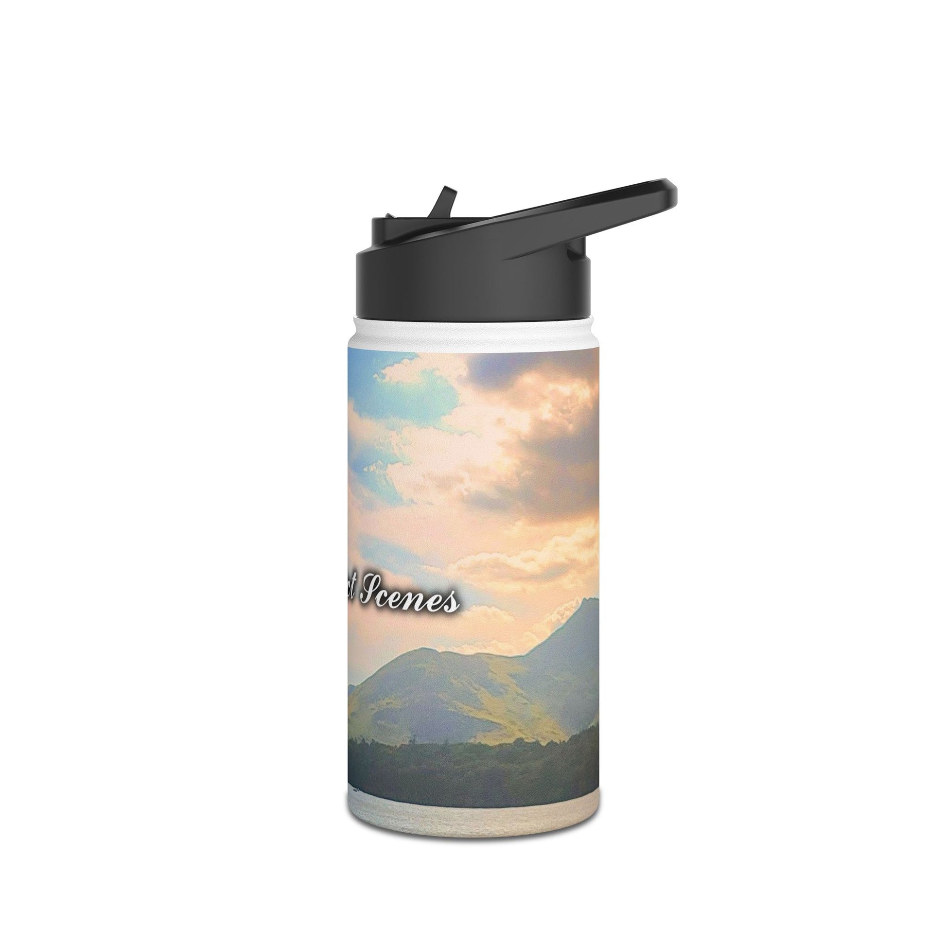 Nature-Inspired Stainless Steel Water Bottle - Outdoor Adventure Hydration, Eco-Friendly Gift for Hikers, Travel and Camping Essentials