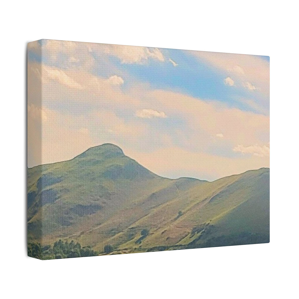 Canvas Print - Lake Mountain Sunset