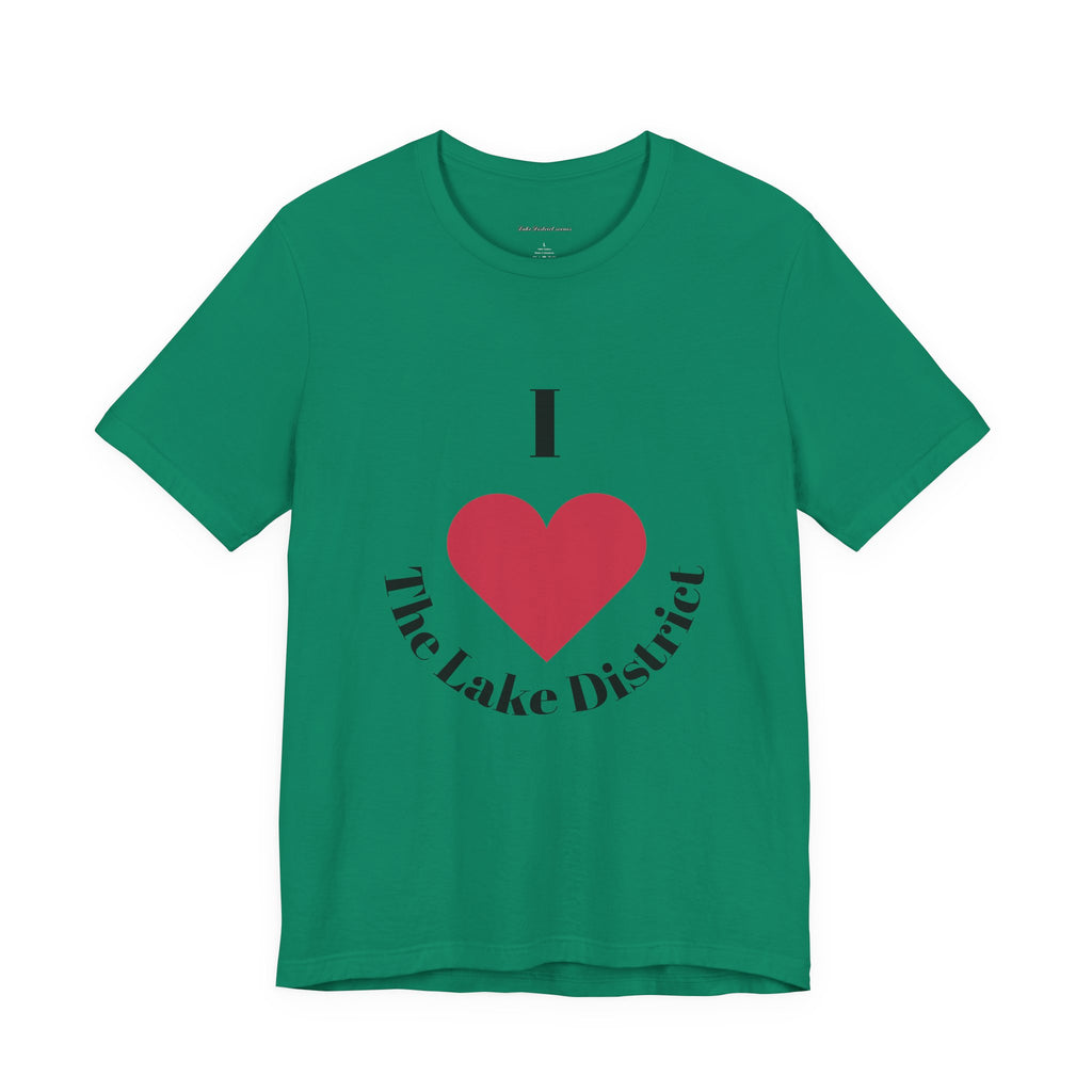 I Love The Lake District Unisex Tee