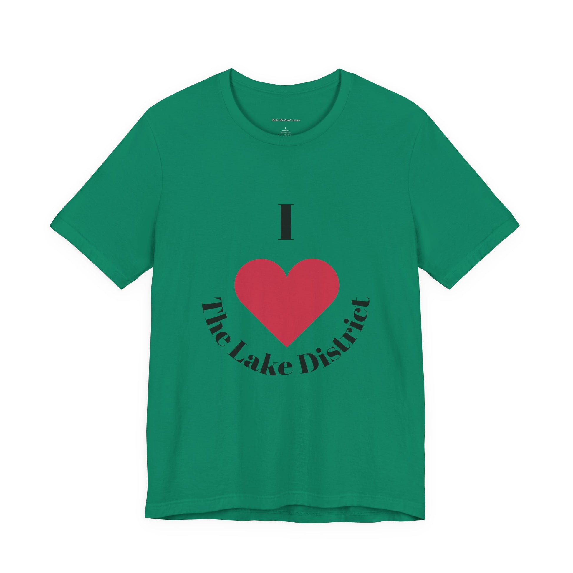 I Love The Lake District Unisex Tee