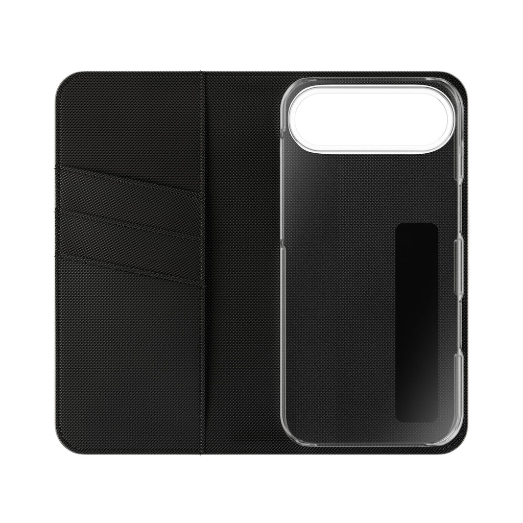 Lovely water Flip Phone Case — Nature Wallet Cover with Card Slots