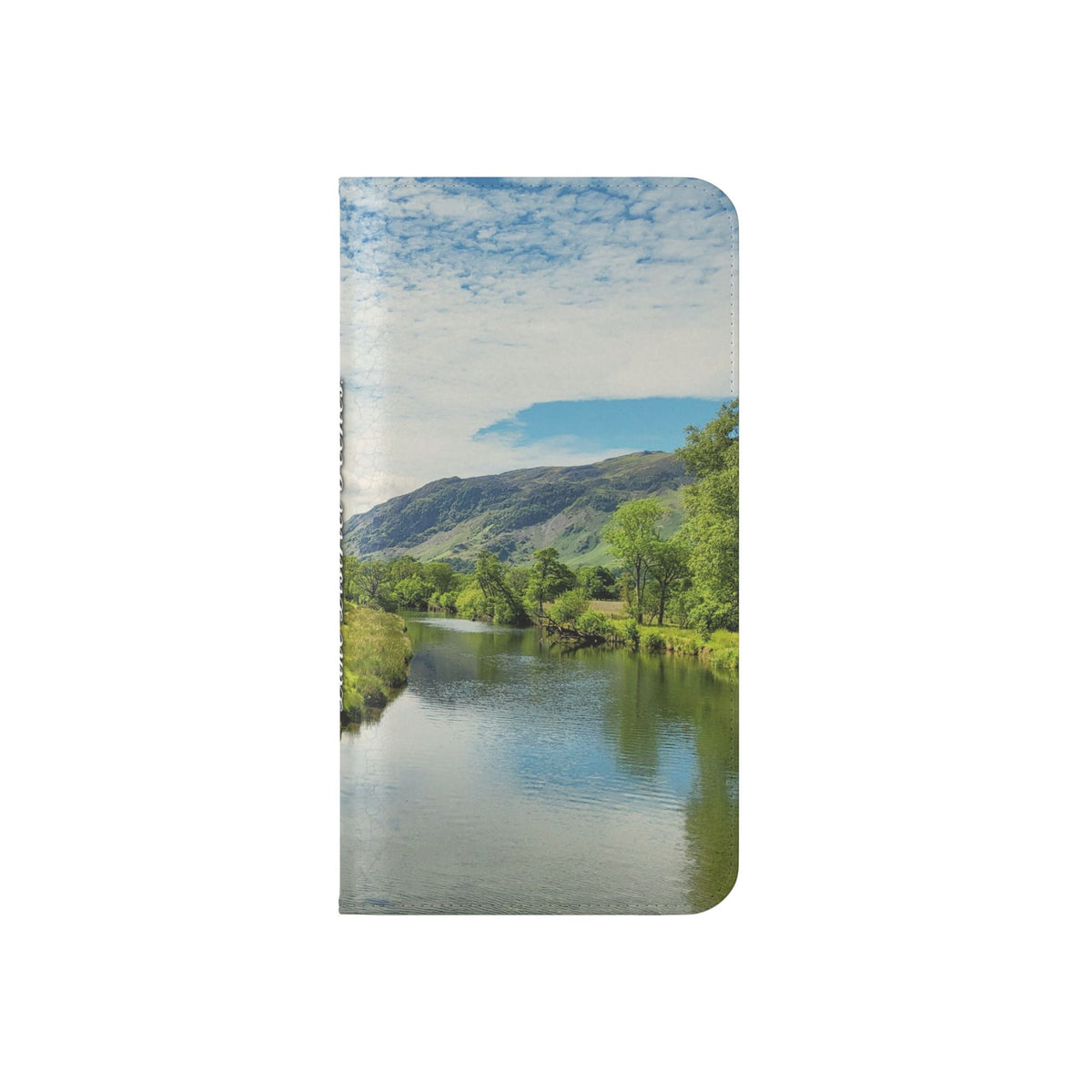 Lovely water Flip Phone Case — Nature Wallet Cover with Card Slots