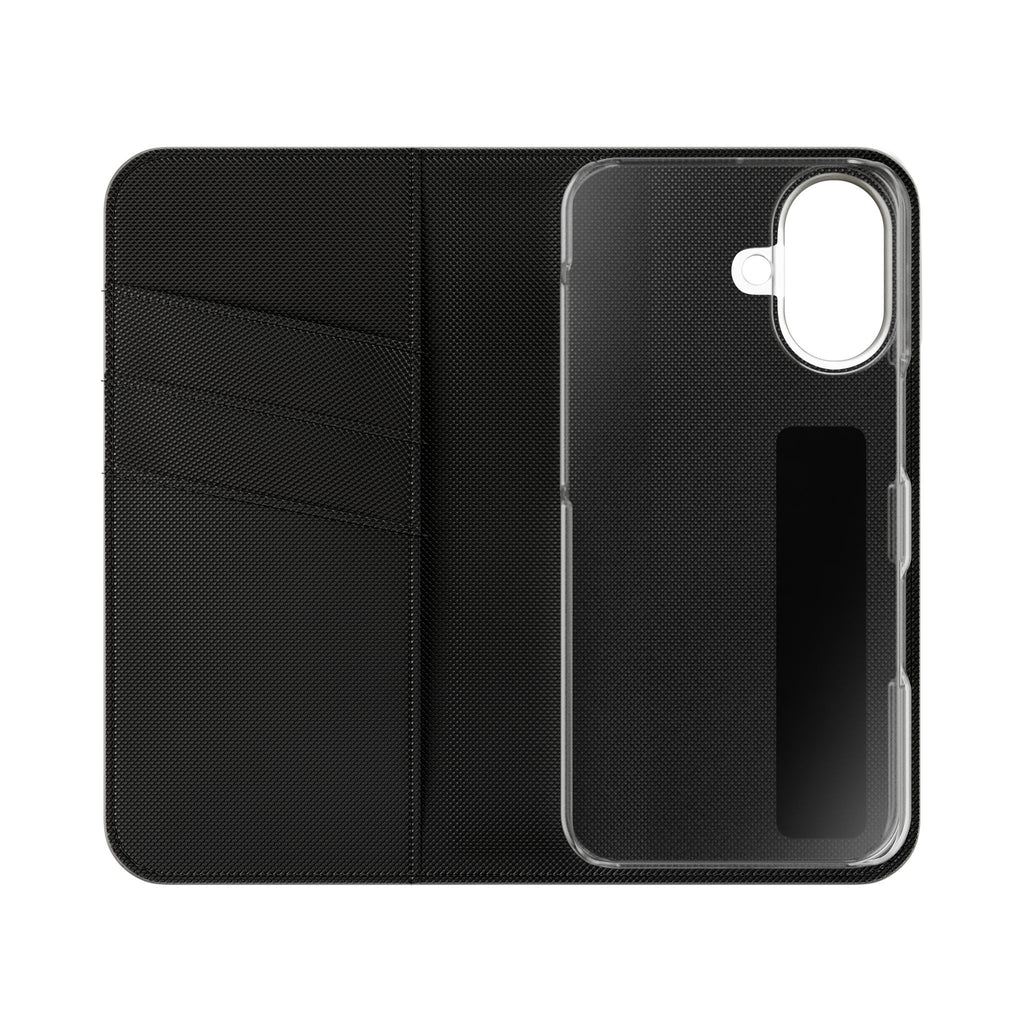 Lovely water Flip Phone Case — Nature Wallet Cover with Card Slots