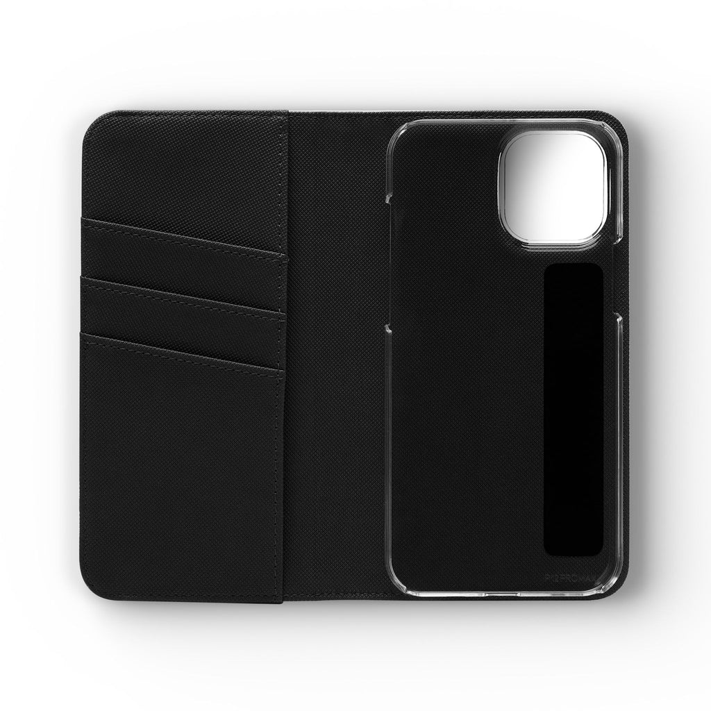 Lovely water Flip Phone Case — Nature Wallet Cover with Card Slots