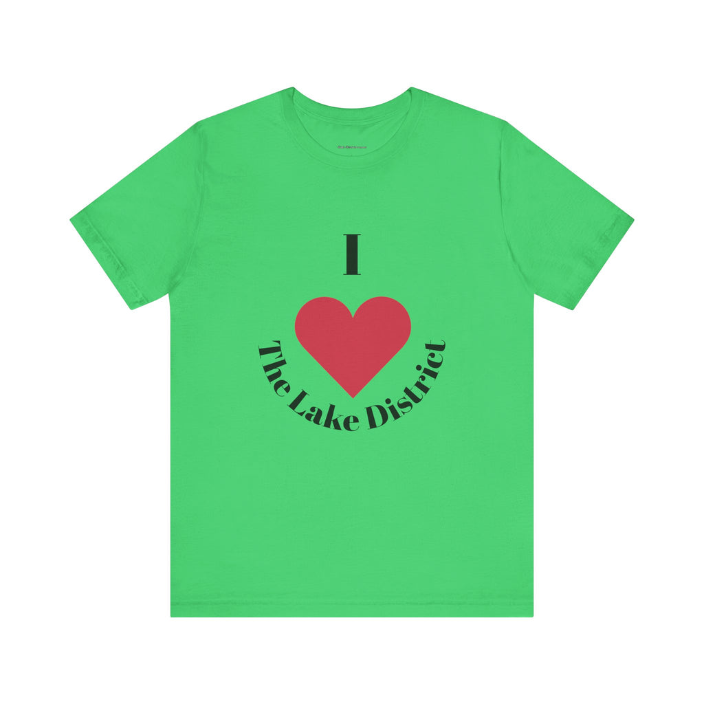 I Love The Lake District Unisex Tee