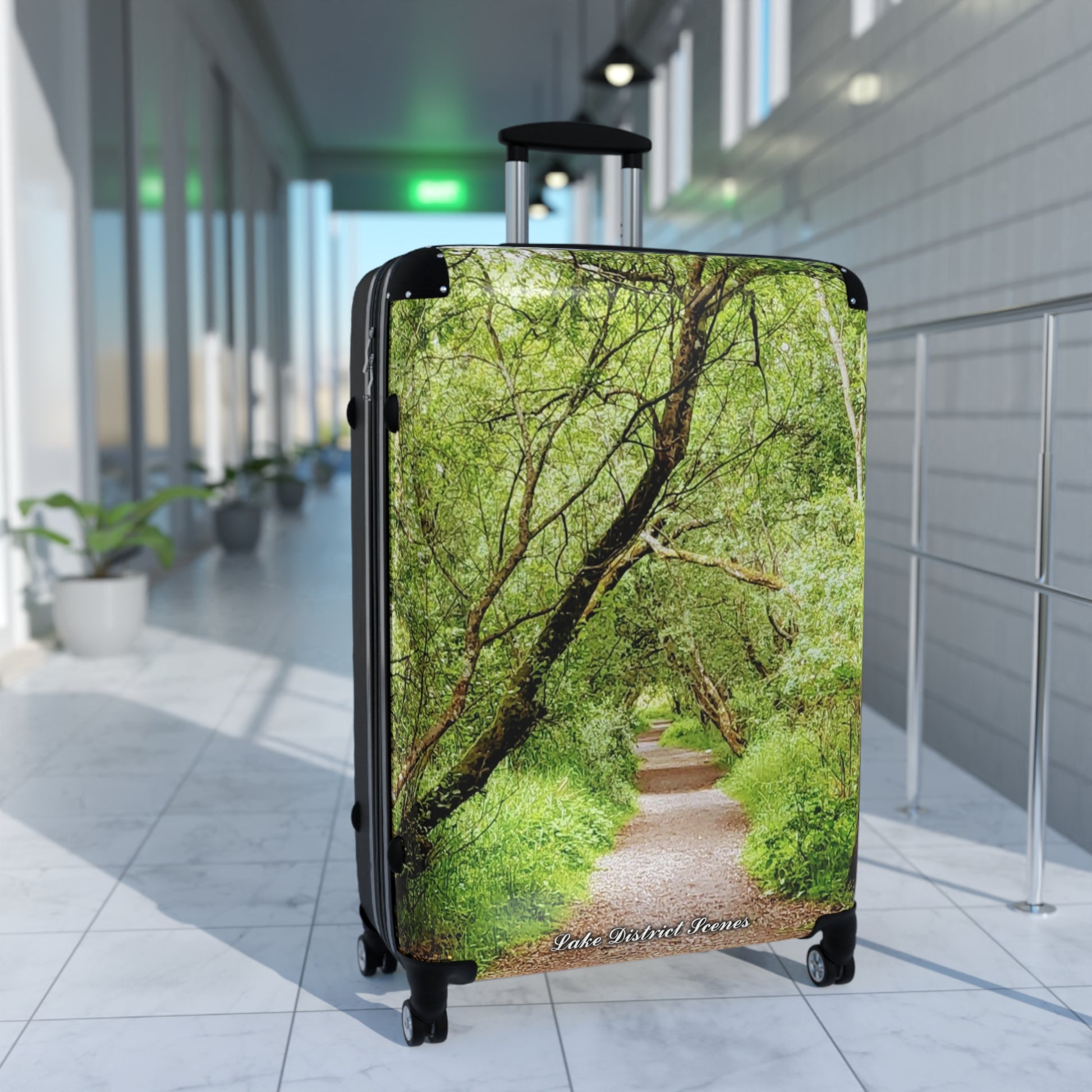 Nature-Inspired Suitcase, Travel Bag, Luggage, Vacation Gear, Adventure Travel Essentials, Eco-Friendly Travel