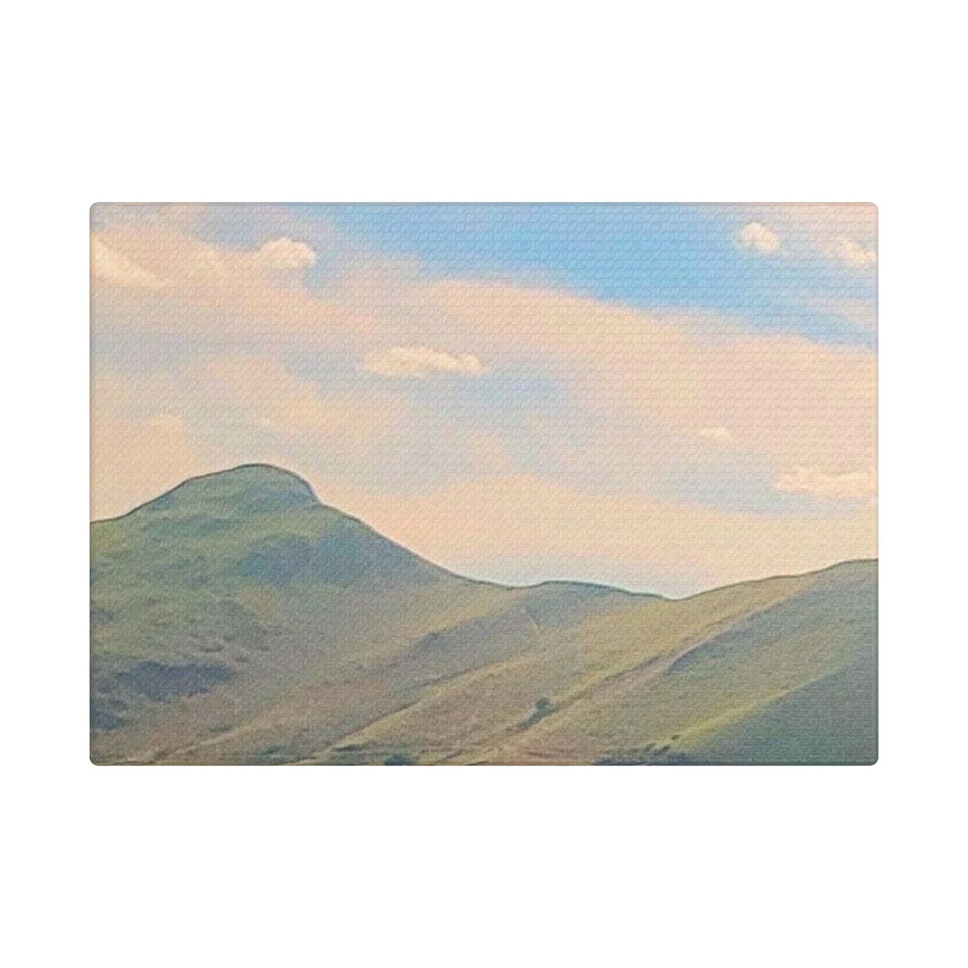 Canvas Print - Lake Mountain Sunset