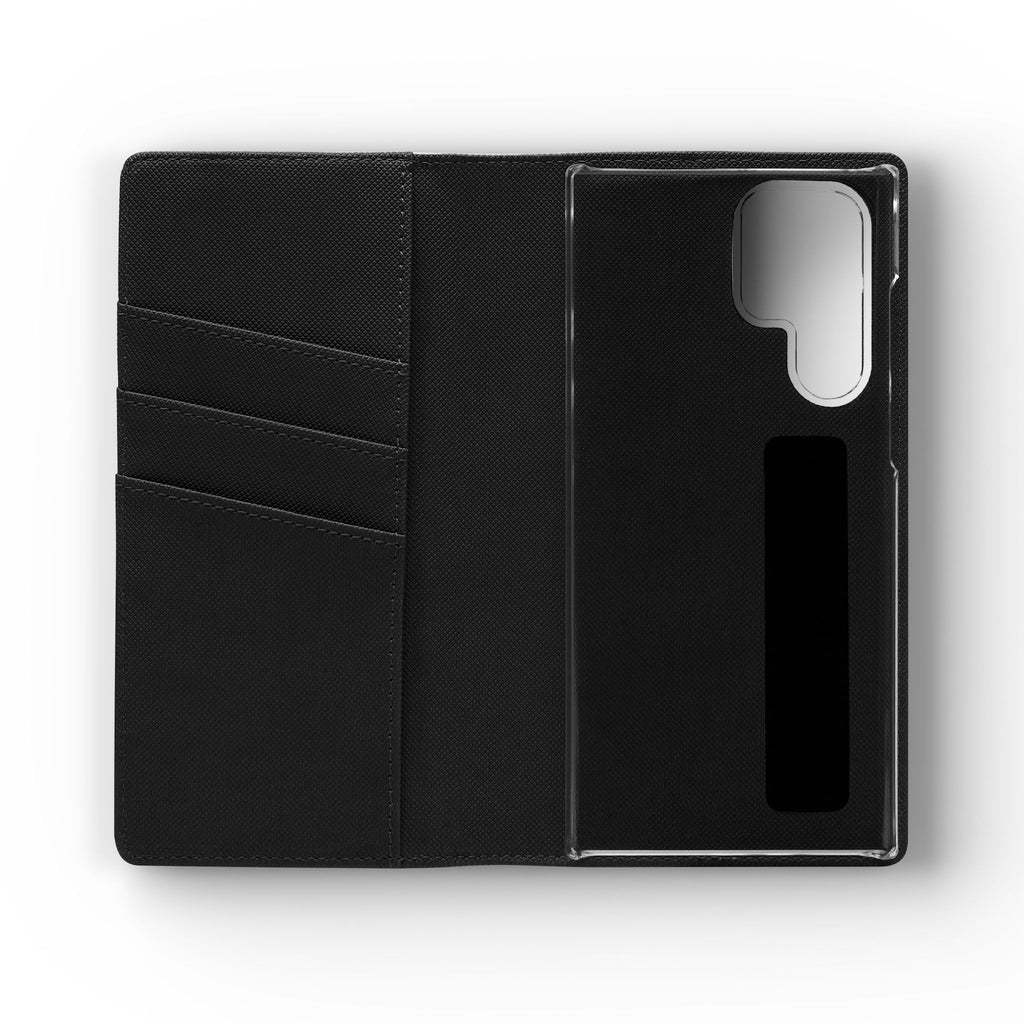 Lovely water Flip Phone Case — Nature Wallet Cover with Card Slots