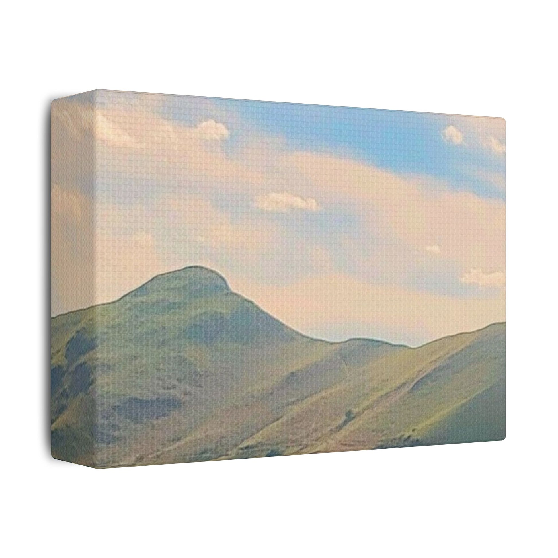 Canvas Print - Lake Mountain Sunset