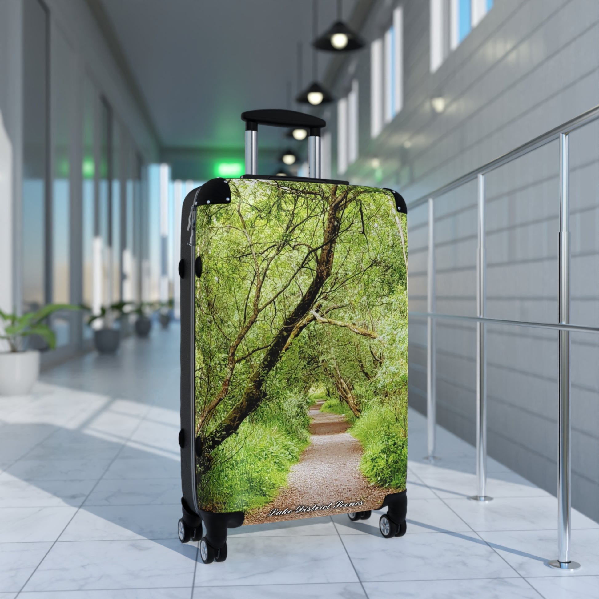 Nature-Inspired Suitcase, Travel Bag, Luggage, Vacation Gear, Adventure Travel Essentials, Eco-Friendly Travel