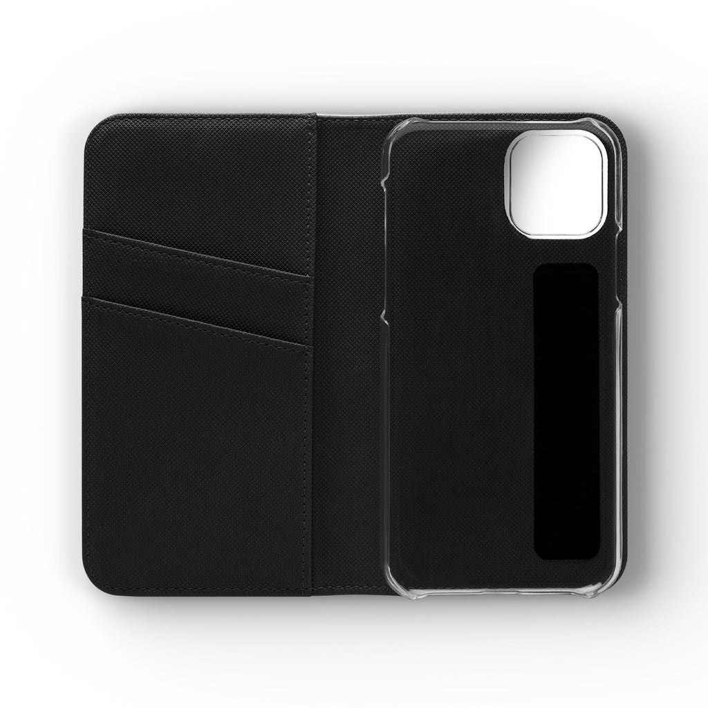 Lovely water Flip Phone Case — Nature Wallet Cover with Card Slots