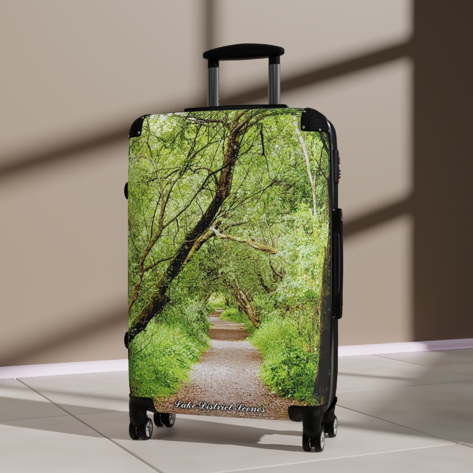 Nature-Inspired Suitcase, Travel Bag, Luggage, Vacation Gear, Adventure Travel Essentials, Eco-Friendly Travel